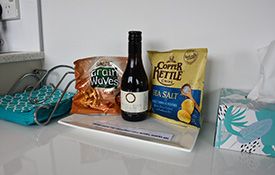 Paua Apartment complimentary snacks